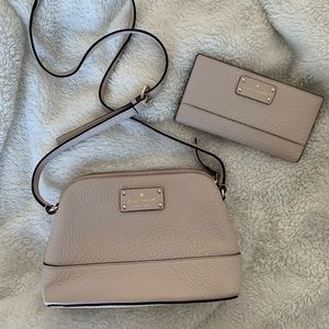 Kate Spade cross-body bag & matching wallet